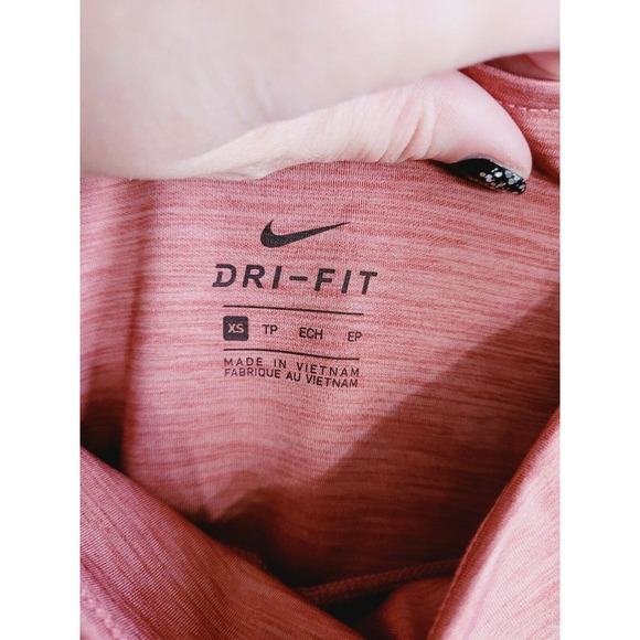 NWOT Nike Dri-Fit Light Rust Colored Full Length High Rise Leggings. Size XS - Picture 7 of 8